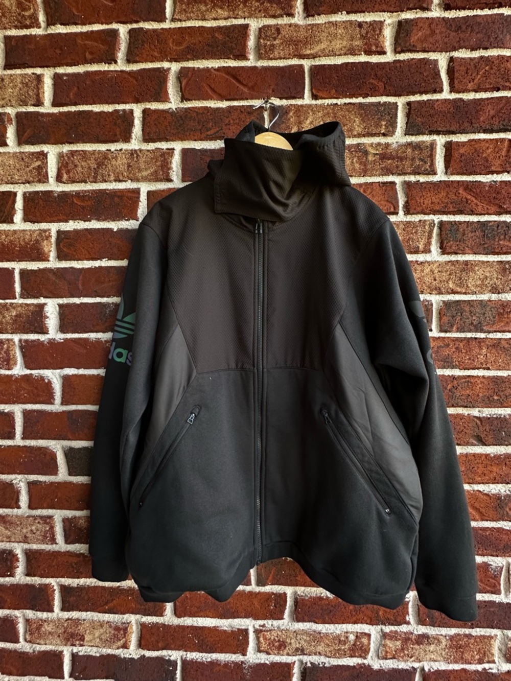 adidas Black Performance Full-Zip Training Jacket